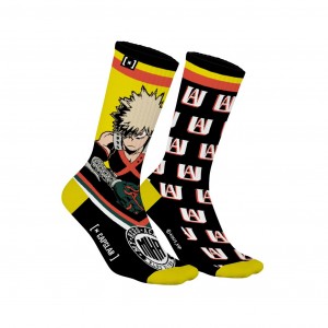 My Hero Academia Unisex Capslab My Hero Academia Czarne Żółte | PL-CHVIL-4530